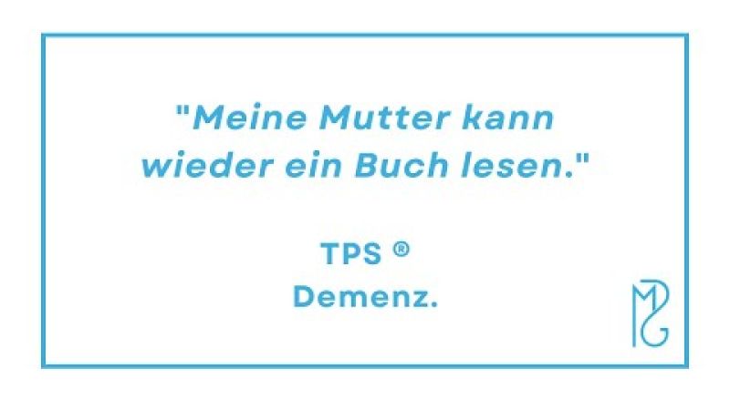 "Meine Mutter kann wieder ein Buch lesen." - Erfahrungsbericht einer Demenz-Angehörigen
